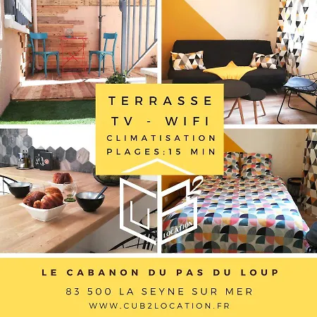 Le Cabanon Du Pas Du Loup - Climatisé Appartement La Seyne-sur-Mer